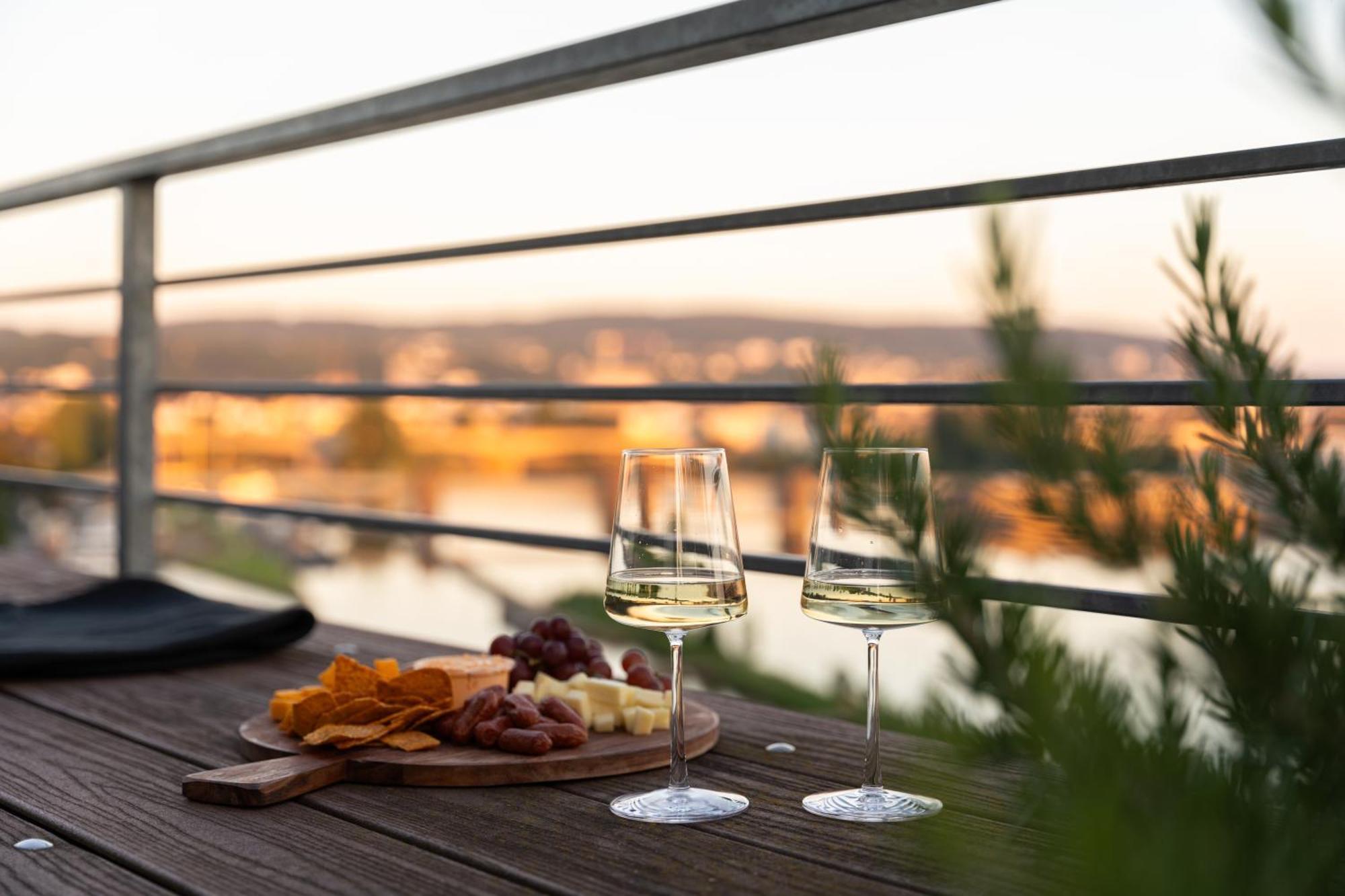 קובלנץ Penthouse Wohnung Mit Schoenem Moselblick In Metternich מראה חיצוני תמונה