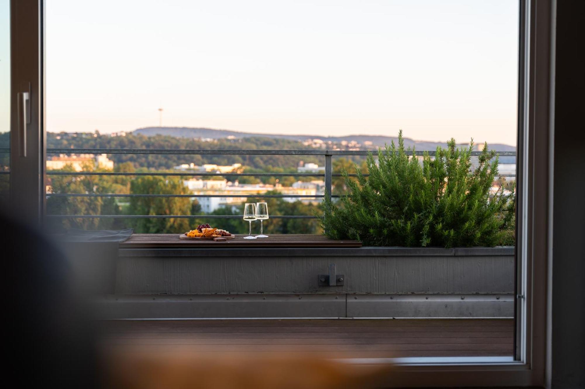 קובלנץ Penthouse Wohnung Mit Schoenem Moselblick In Metternich מראה חיצוני תמונה