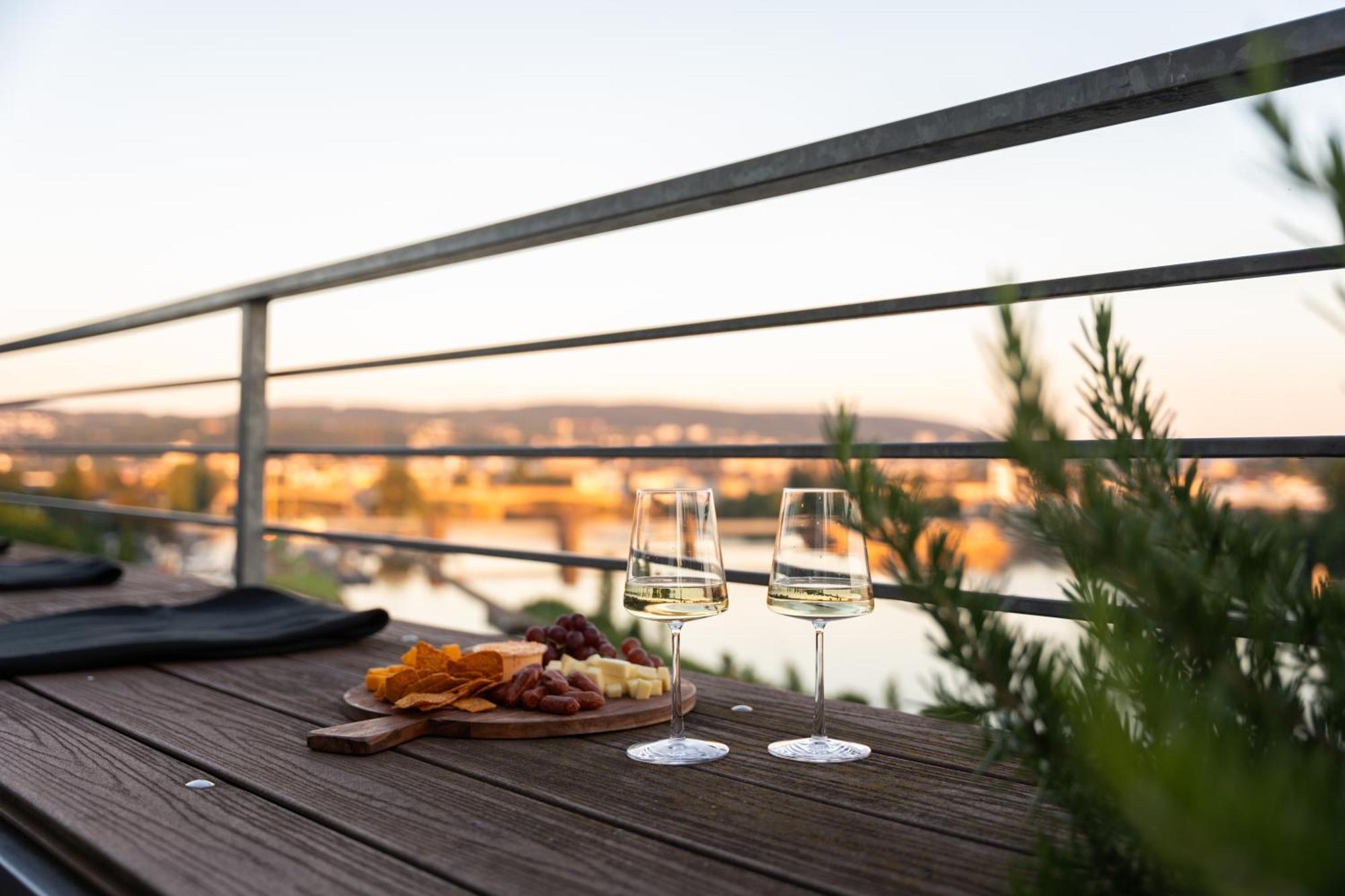 קובלנץ Penthouse Wohnung Mit Schoenem Moselblick In Metternich מראה חיצוני תמונה