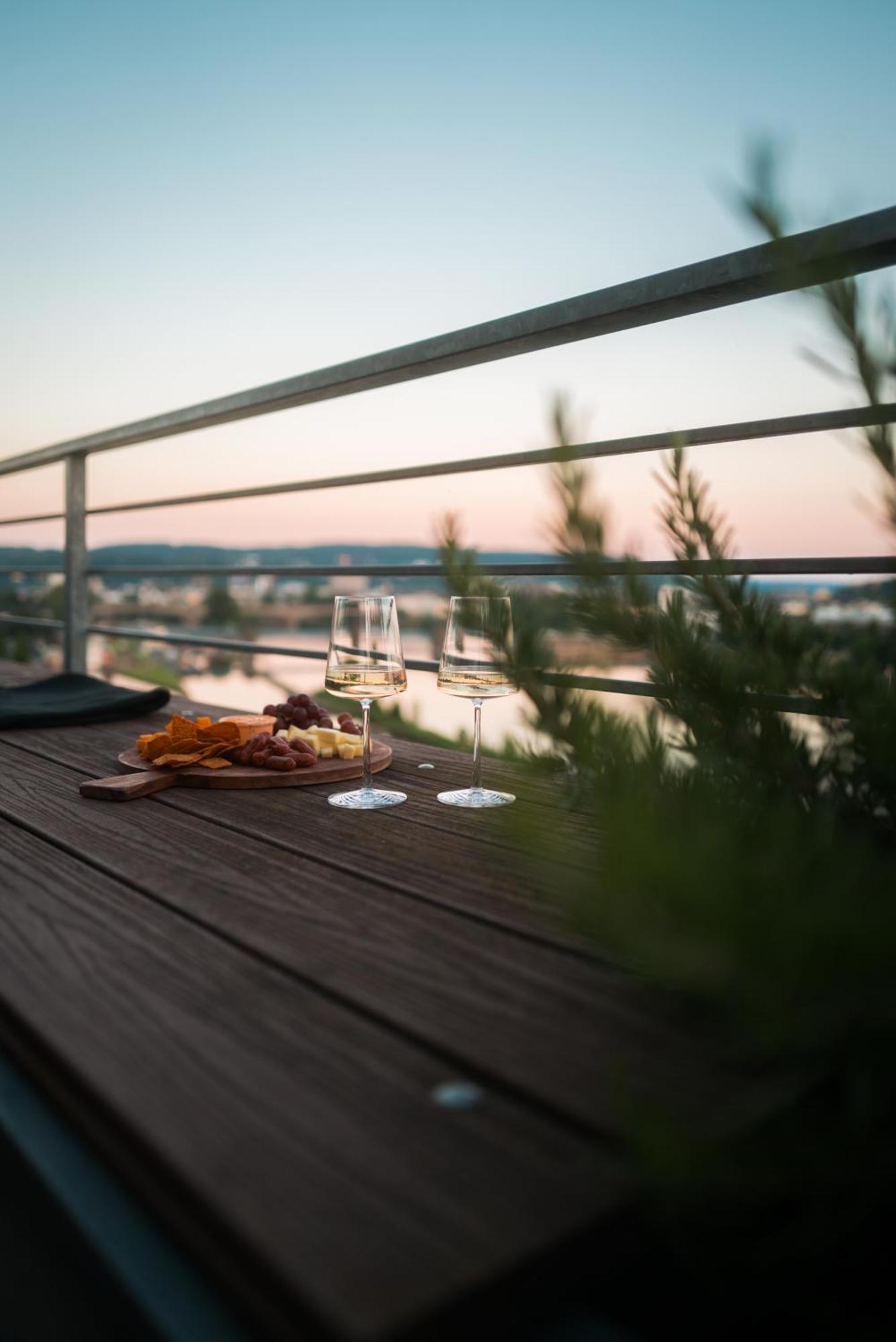 קובלנץ Penthouse Wohnung Mit Schoenem Moselblick In Metternich מראה חיצוני תמונה