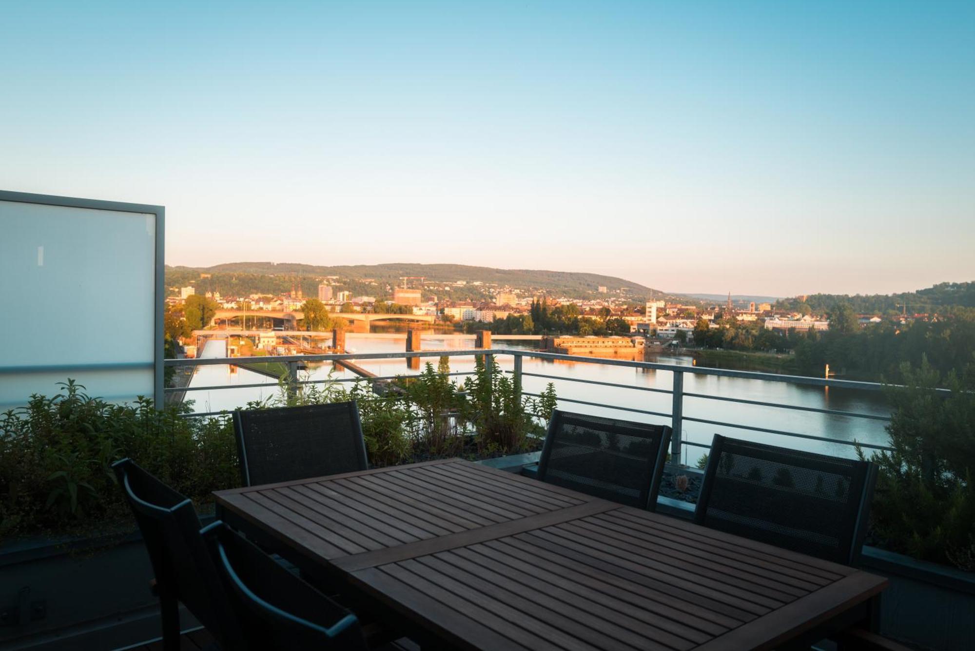 קובלנץ Penthouse Wohnung Mit Schoenem Moselblick In Metternich מראה חיצוני תמונה