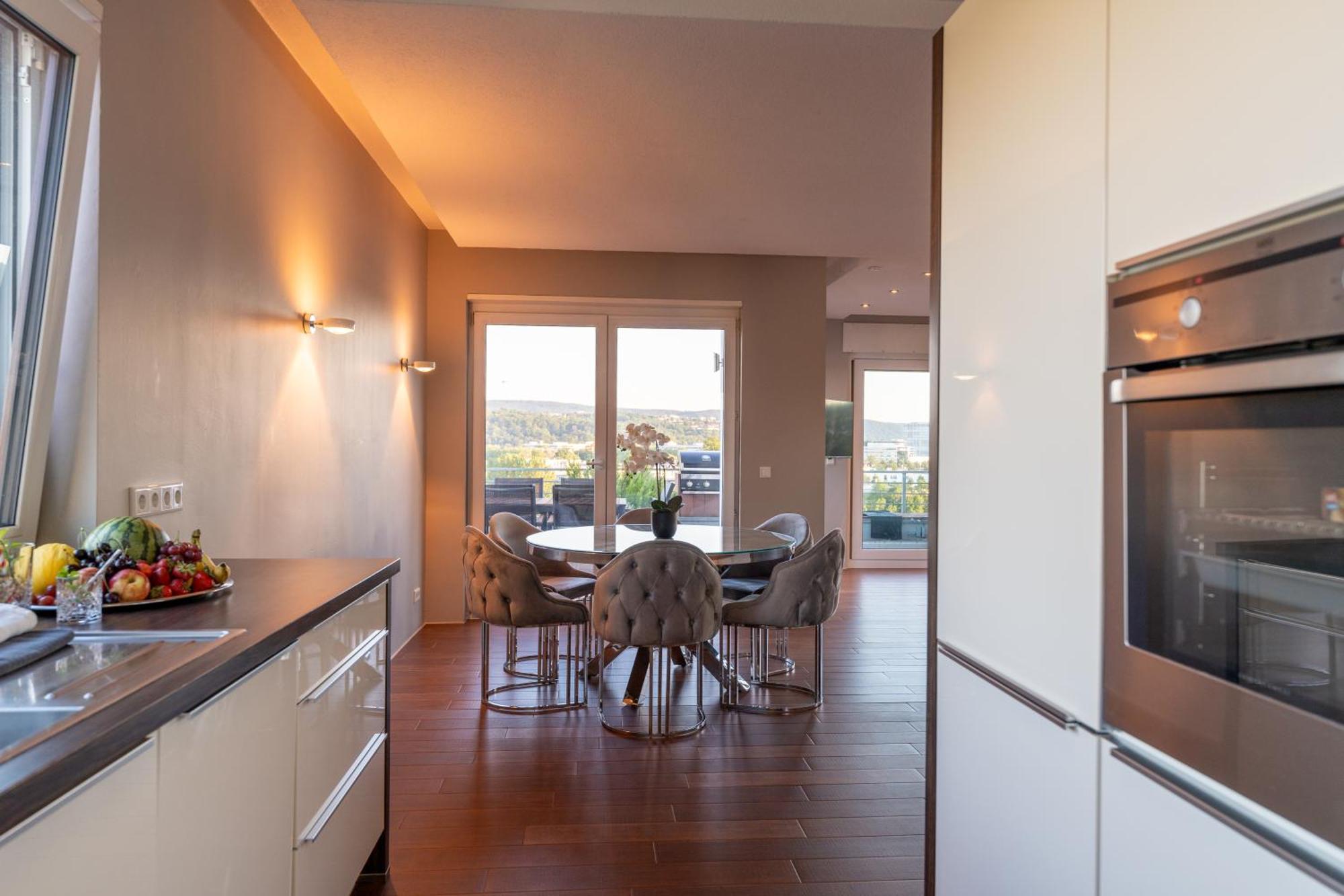 קובלנץ Penthouse Wohnung Mit Schoenem Moselblick In Metternich מראה חיצוני תמונה