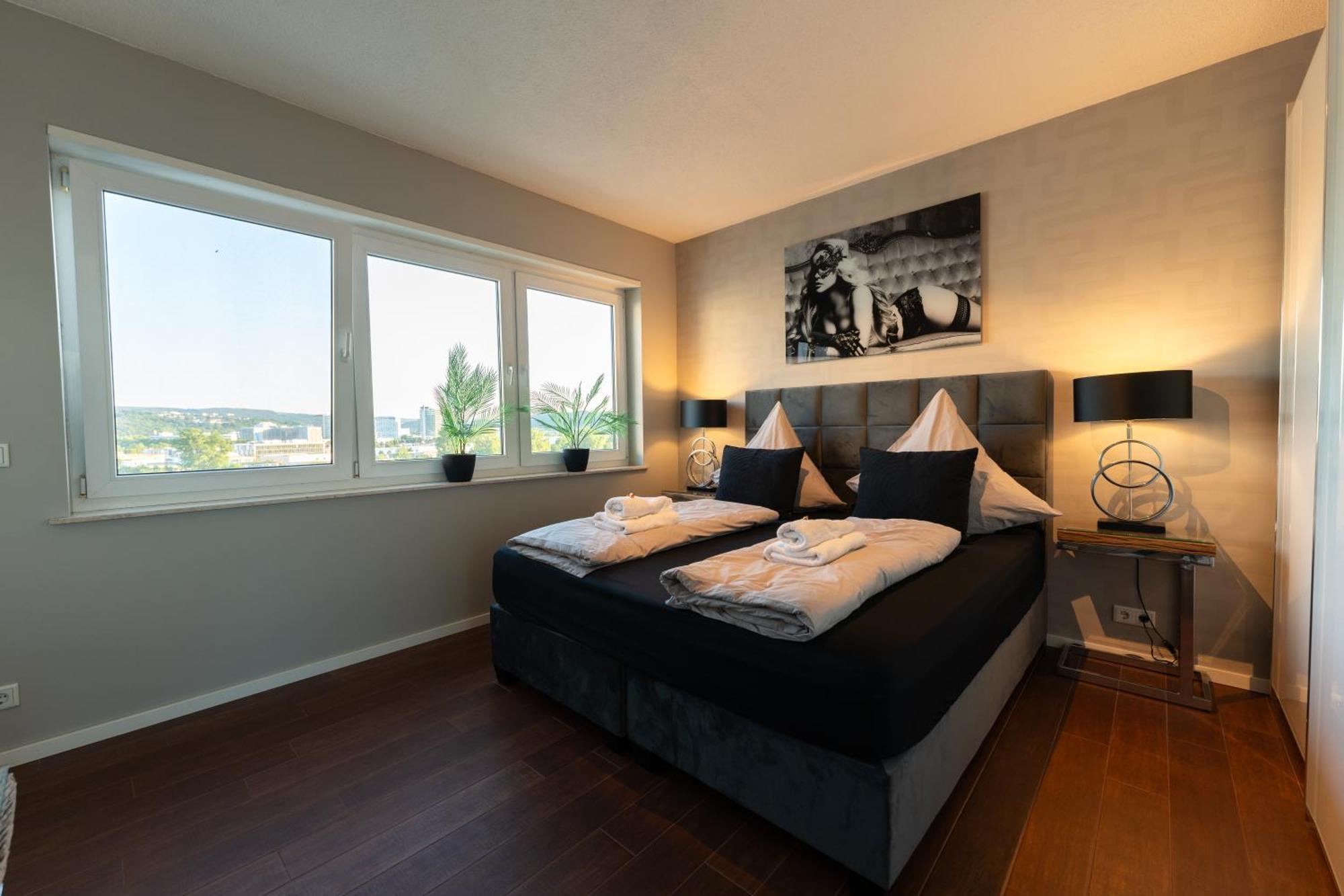 קובלנץ Penthouse Wohnung Mit Schoenem Moselblick In Metternich מראה חיצוני תמונה