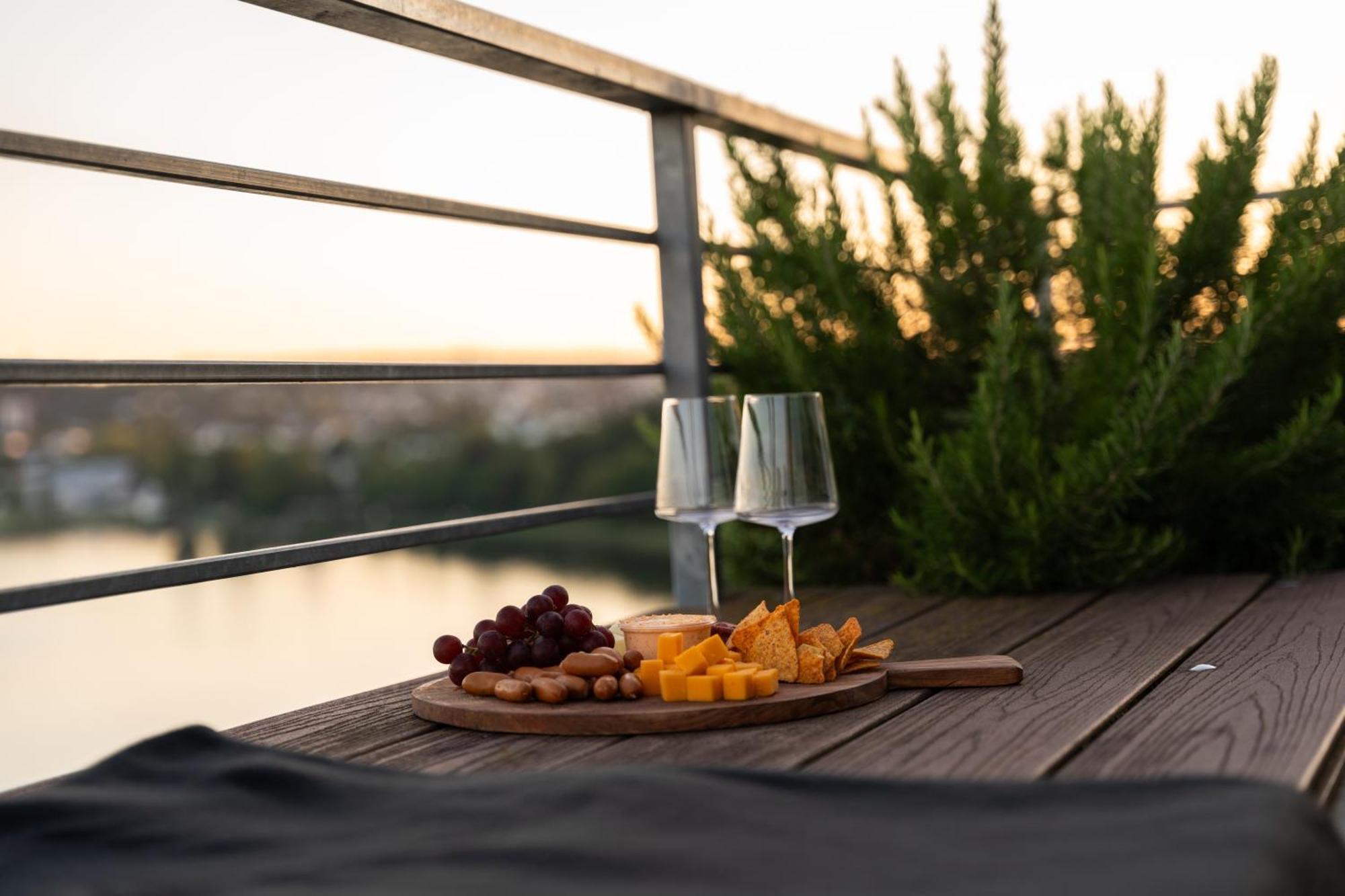 קובלנץ Penthouse Wohnung Mit Schoenem Moselblick In Metternich מראה חיצוני תמונה